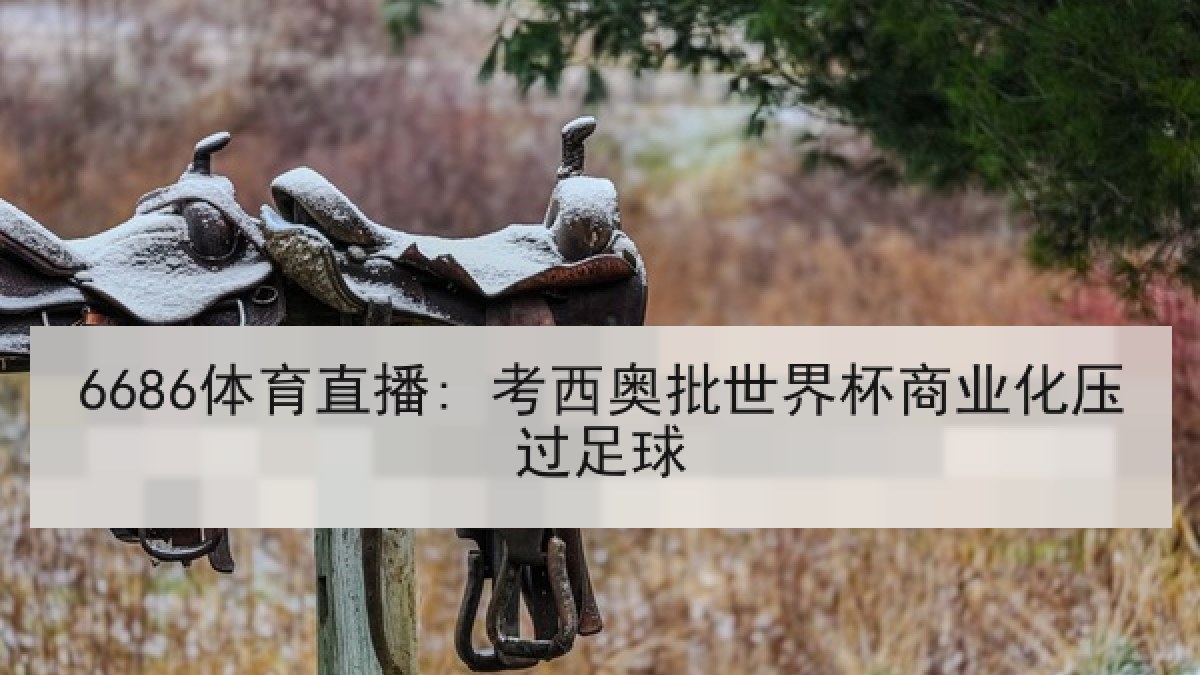 6686体育直播: 考西奥批世界杯商业化压过足球